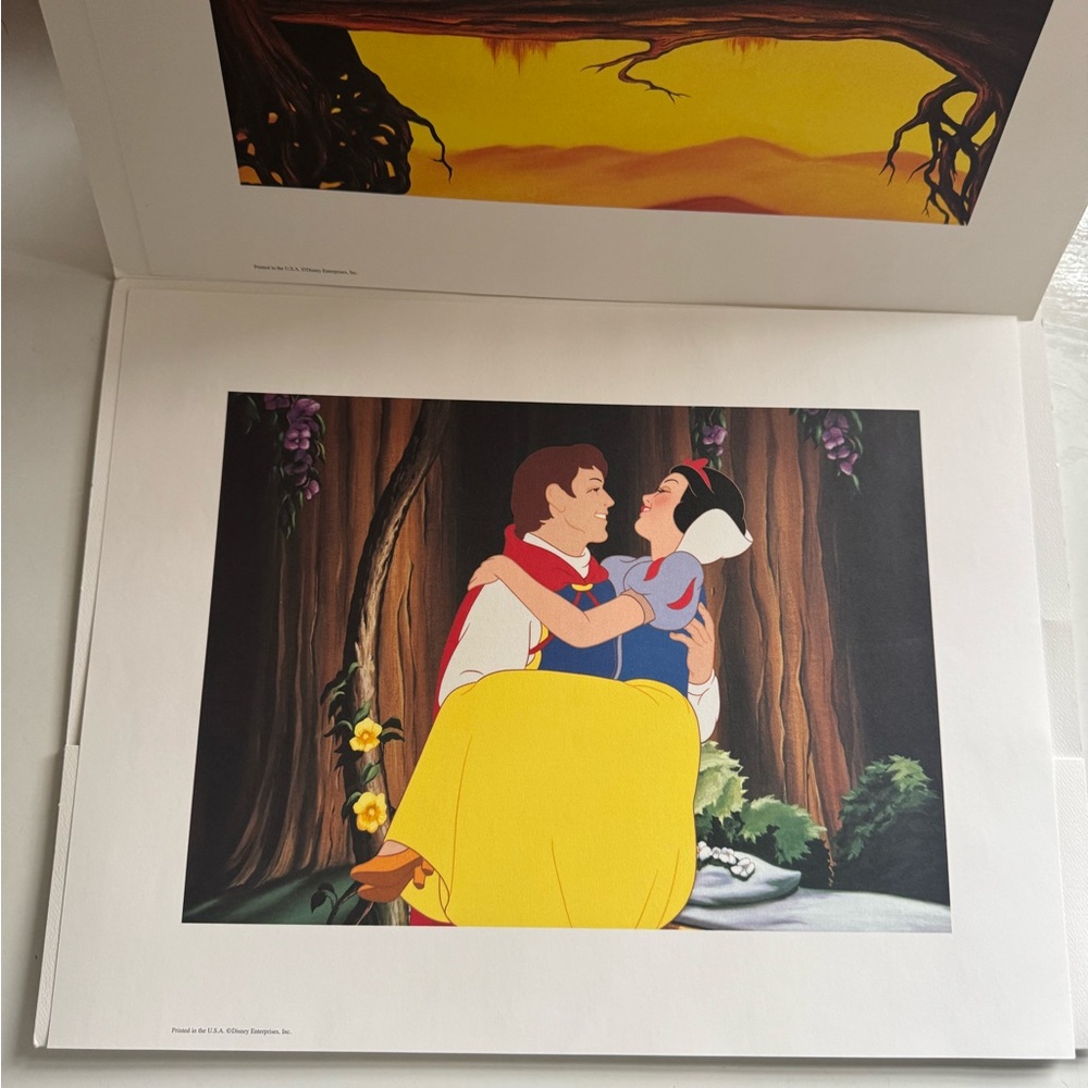 Disney Snow White and the Seven Dwarfs Art Print lithograph set - Picture 4 of 5